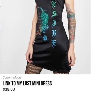 Ds Chained link strap chinese dragon spirit dress